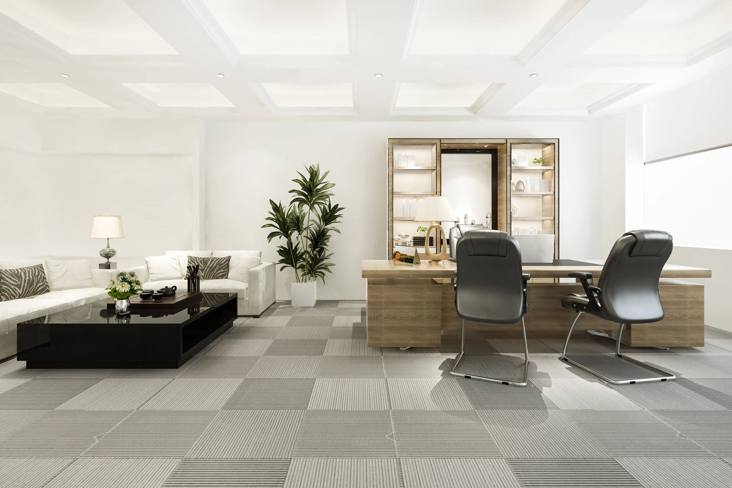 Therapy consultation room setup